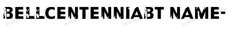 bellcentenniabt name字体转换